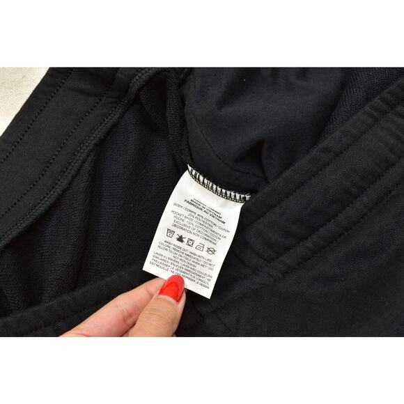 Nike Women's Black Club Fleece Athletic Shorts Plus Size XXL Sweat Cotton Blend - Picture 6 of 8